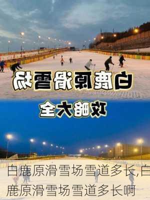 白鹿原滑雪场雪道多长,白鹿原滑雪场雪道多长啊