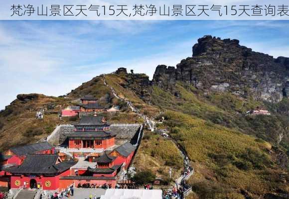 梵净山景区天气15天,梵净山景区天气15天查询表