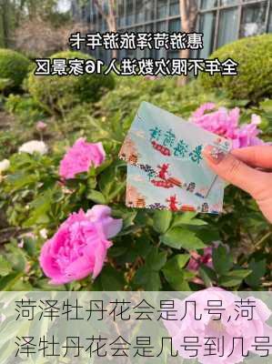 菏泽牡丹花会是几号,菏泽牡丹花会是几号到几号