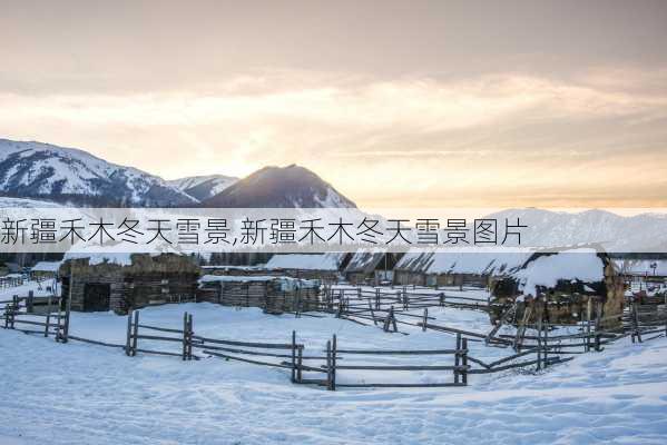 新疆禾木冬天雪景,新疆禾木冬天雪景图片