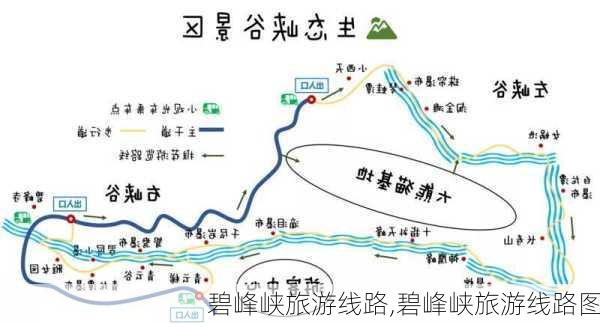 碧峰峡旅游线路,碧峰峡旅游线路图