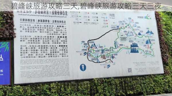 碧峰峡旅游攻略三天,碧峰峡旅游攻略三天三夜