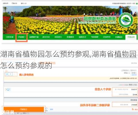 湖南省植物园怎么预约参观,湖南省植物园怎么预约参观的