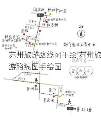 苏州旅游路线图手绘,苏州旅游路线图手绘图