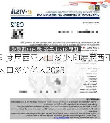 印度尼西亚人口多少,印度尼西亚人口多少亿人2023