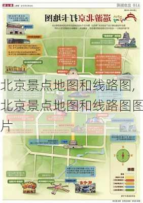 北京景点地图和线路图,北京景点地图和线路图图片