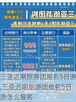 三亚近期旅游团报名5日游,三亚近期旅游团报名5日游怎么报名