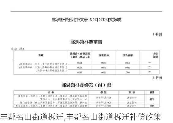 丰都名山街道拆迁,丰都名山街道拆迁补偿政策