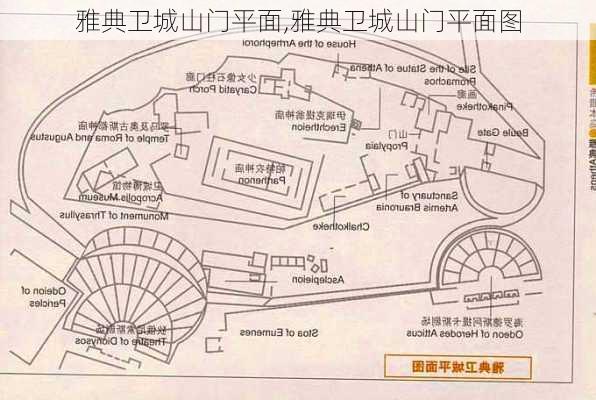 雅典卫城山门平面,雅典卫城山门平面图