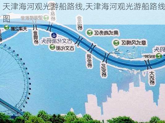 天津海河观光游船路线,天津海河观光游船路线图