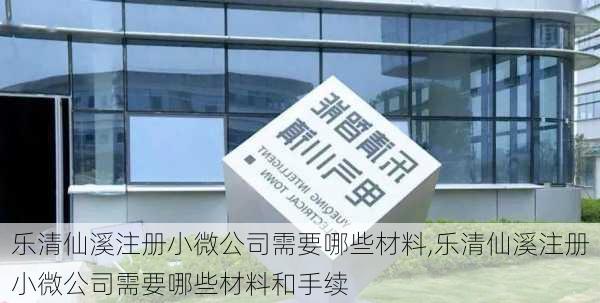 乐清仙溪注册小微公司需要哪些材料,乐清仙溪注册小微公司需要哪些材料和手续