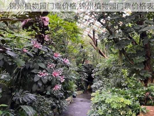 锦州植物园门票价格,锦州植物园门票价格表