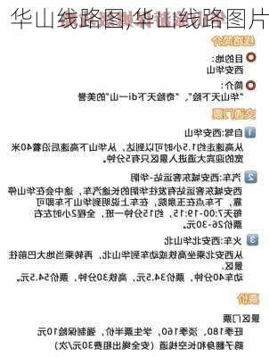 华山线路图,华山线路图片