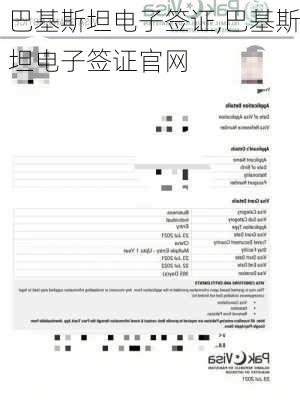 巴基斯坦电子签证,巴基斯坦电子签证官网