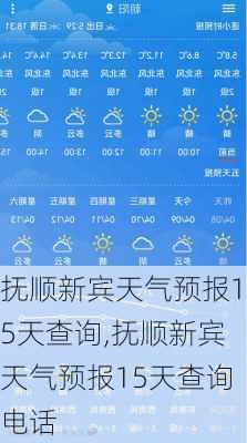 抚顺新宾天气预报15天查询,抚顺新宾天气预报15天查询电话