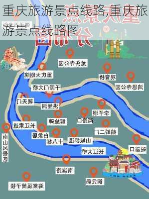 重庆旅游景点线路,重庆旅游景点线路图