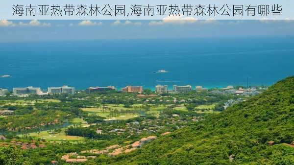 海南亚热带森林公园,海南亚热带森林公园有哪些